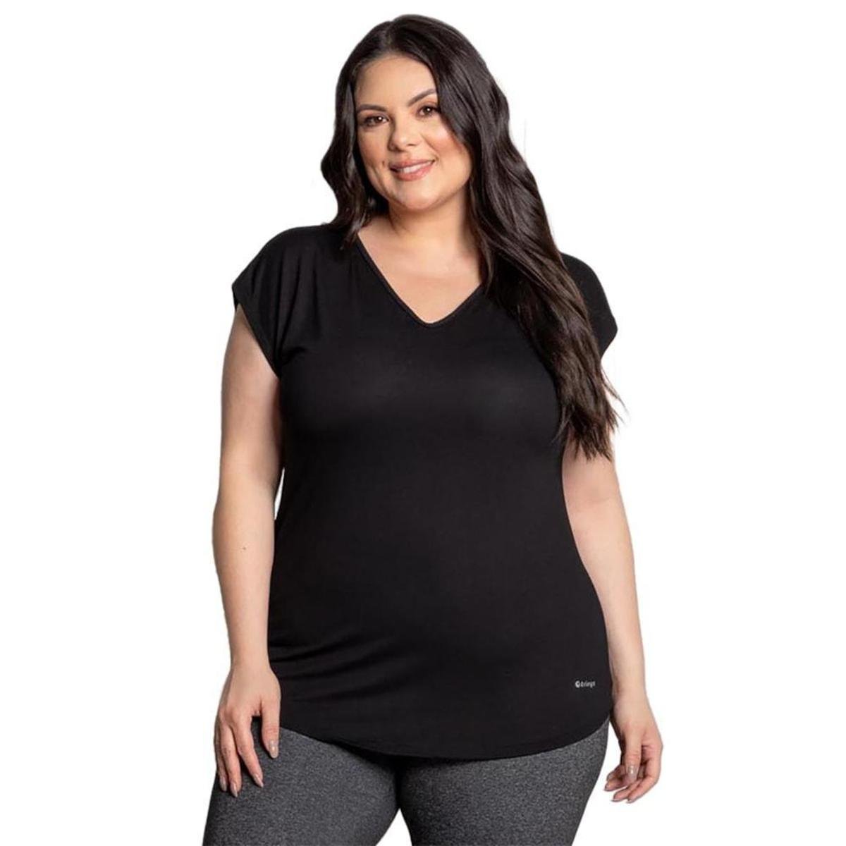 Camiseta Trinys Fluidity Essential Plus Size Feminina