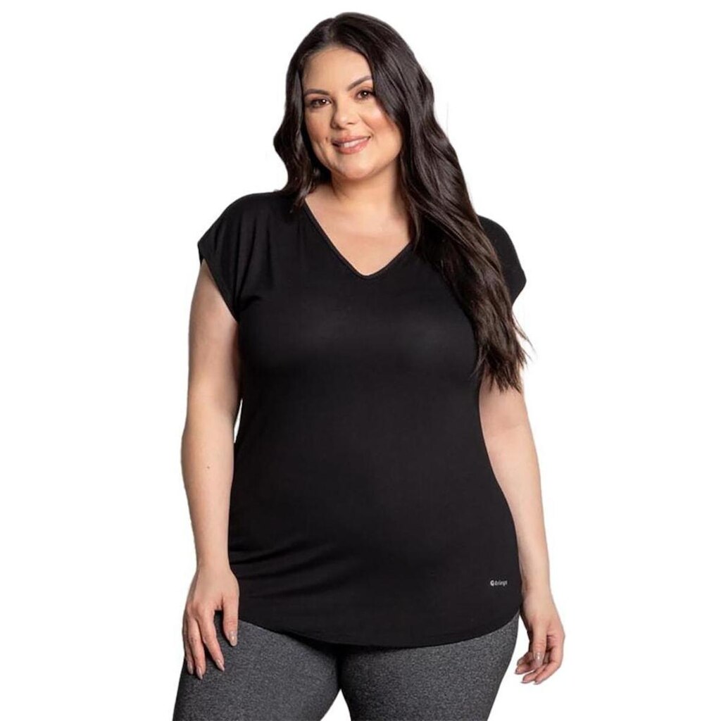 Camiseta Trinys Fluidity Essential Plus Size Feminina