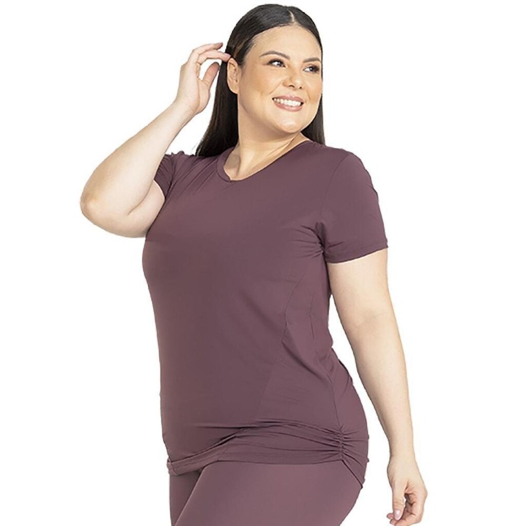 Camiseta Trinys Freedom Drape F-15744 Plus Size F