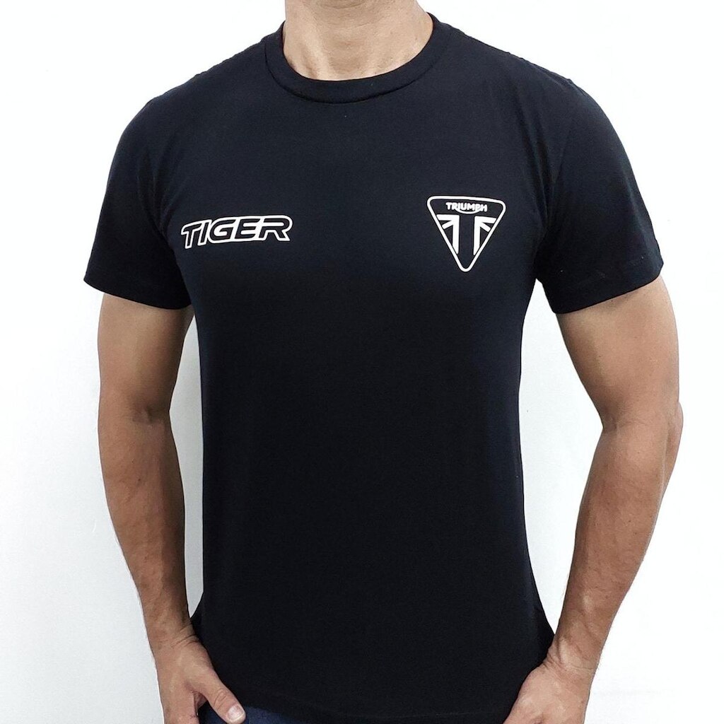 Camiseta Triumph Tiger  Preta - Speed 10276
