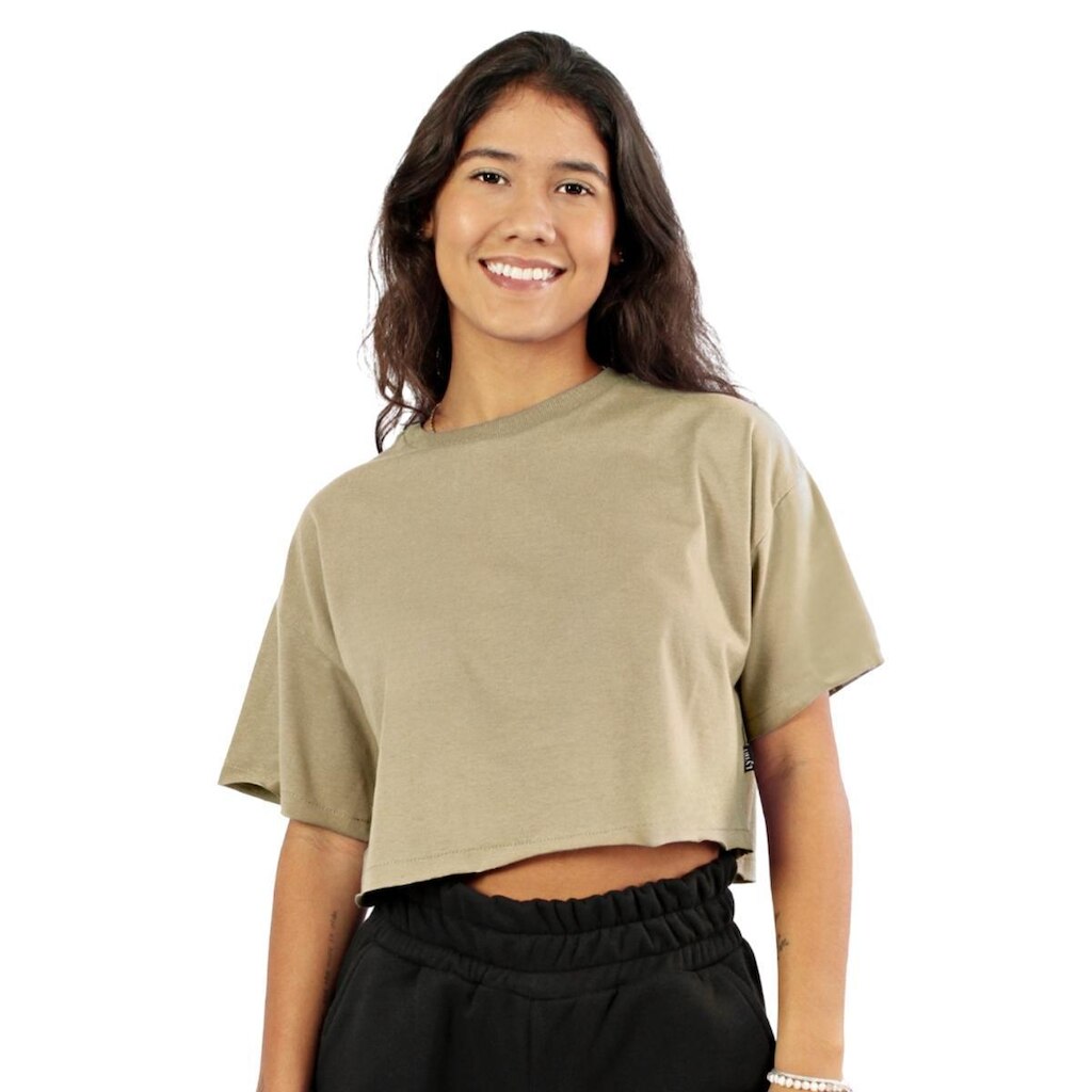 Camiseta Tshirt Cropped Feminino