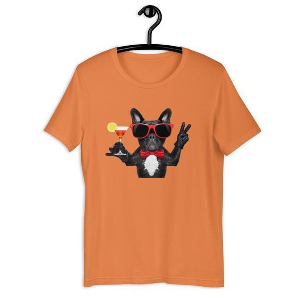 Camiseta Tshirt Masculina Bulldog Happy
