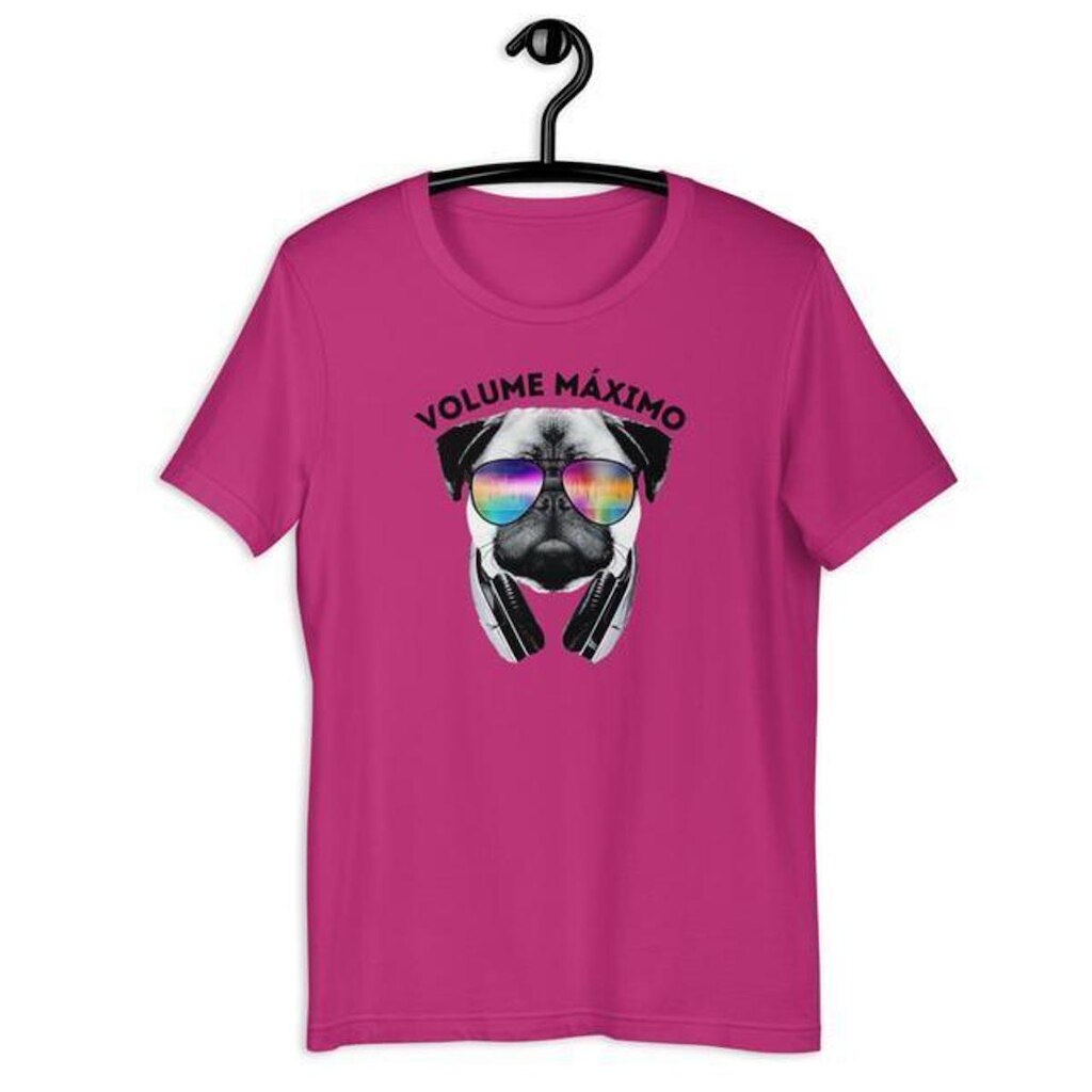 Camiseta Tshirt Masculina Dog Volume Máximo