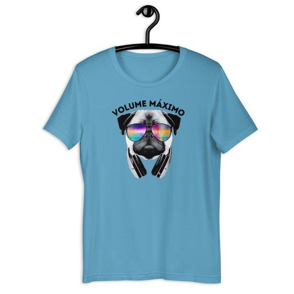 Camiseta Tshirt Masculina Dog Volume Máximo