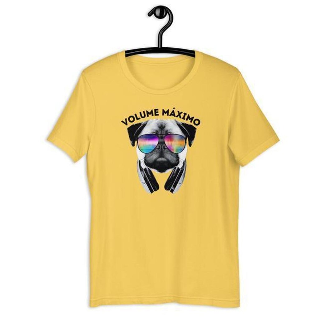 Camiseta Tshirt Masculina Dog Volume Máximo