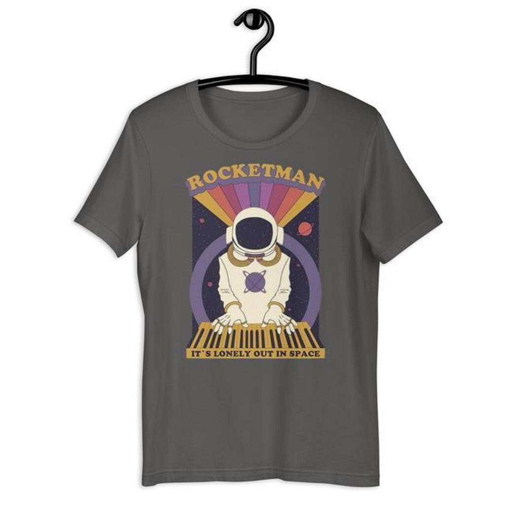Camiseta Tshirt Masculina Rocketman Astronauta