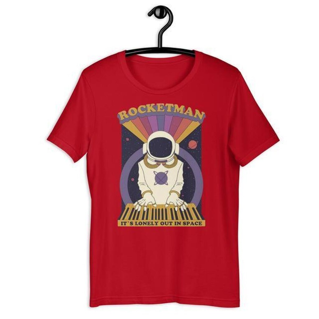 Camiseta Tshirt Masculina Rocketman Astronauta