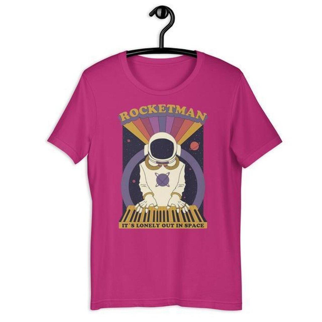 Camiseta Tshirt Masculina Rocketman Astronauta
