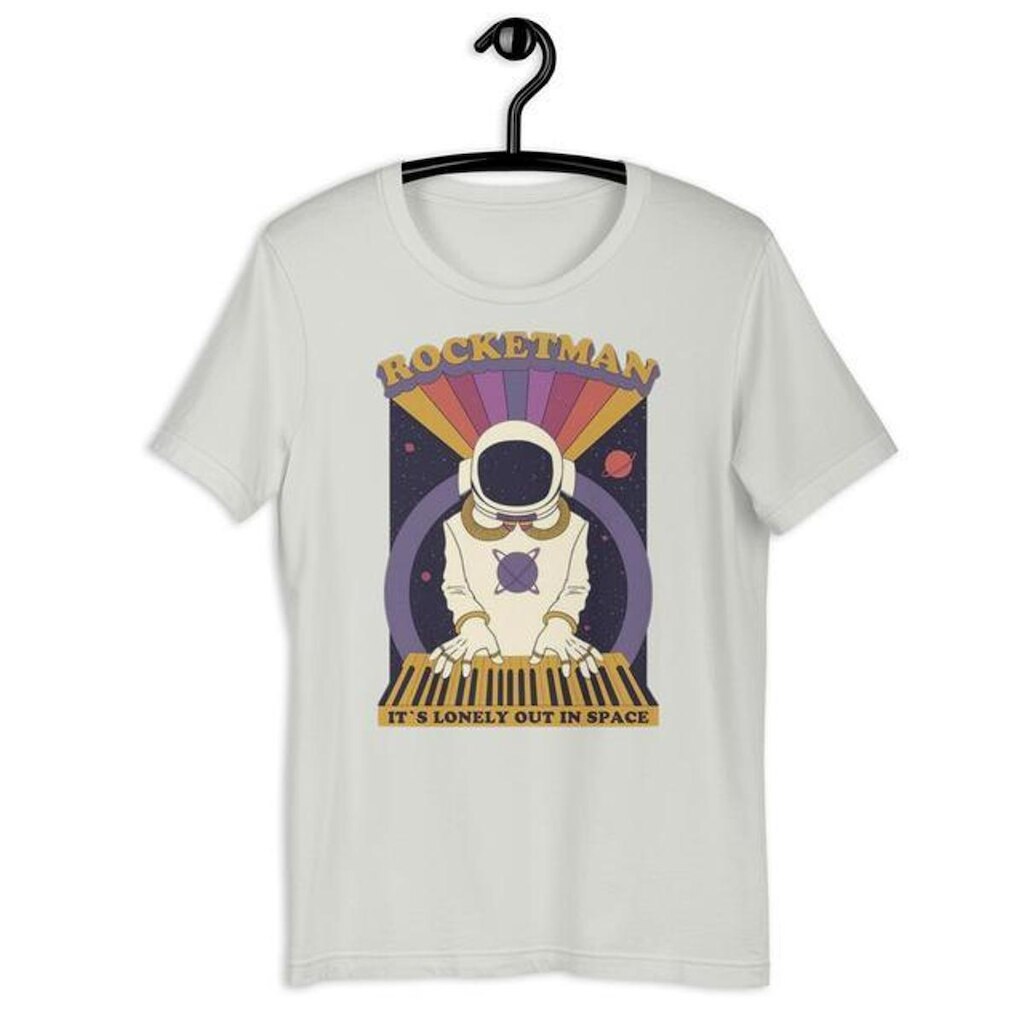 Camiseta Tshirt Masculina Rocketman Astronauta