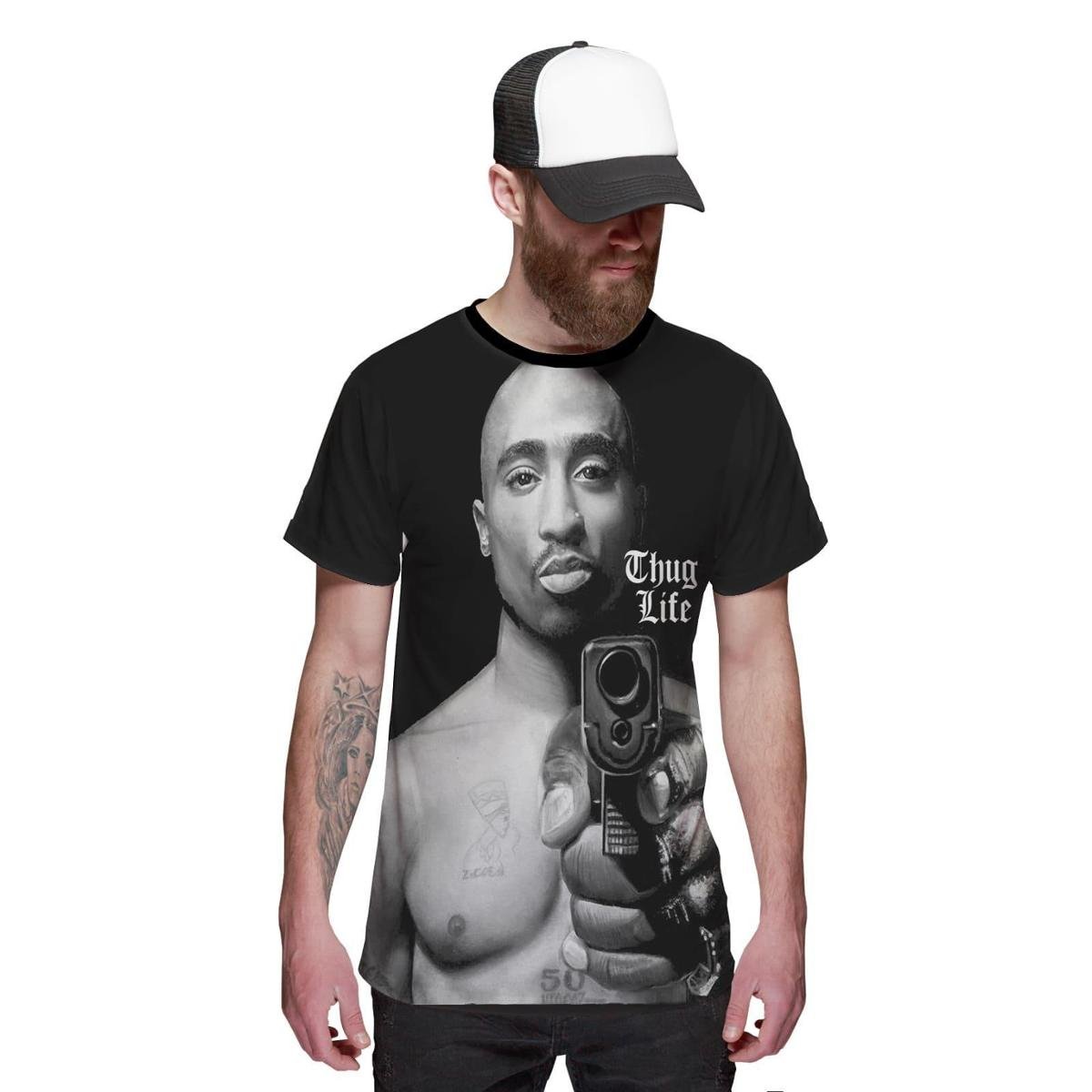 Camiseta 2pac Shakur Tupak em promoção na Netshoes!