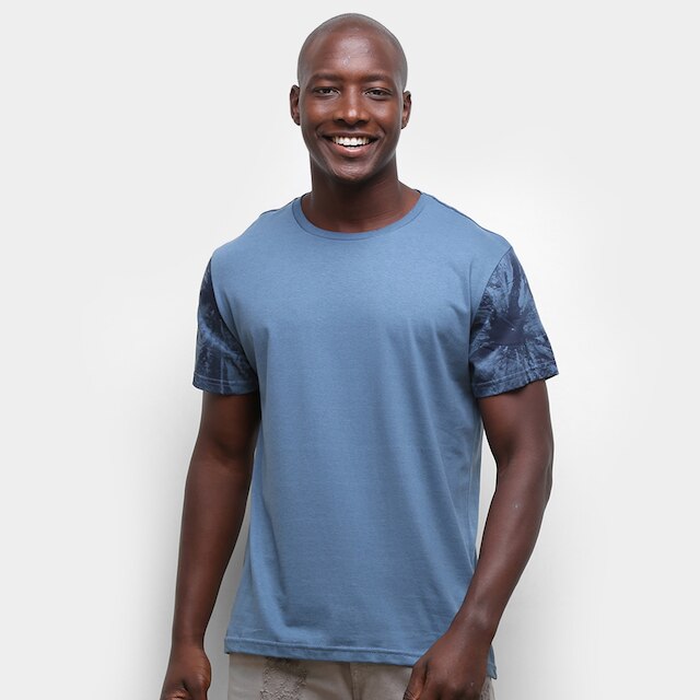 Menor preço em Camiseta Ultimato Estampada Masculina - Azul Escuro