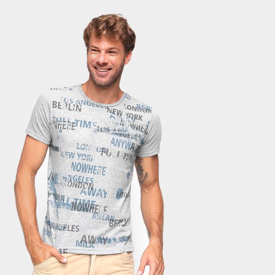 Camiseta Ultimato Estampada Masculina - Mescla