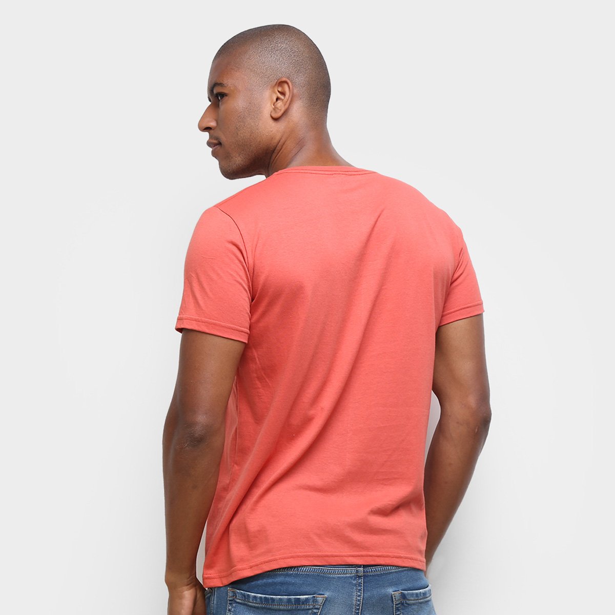 camiseta lisa frente e verso