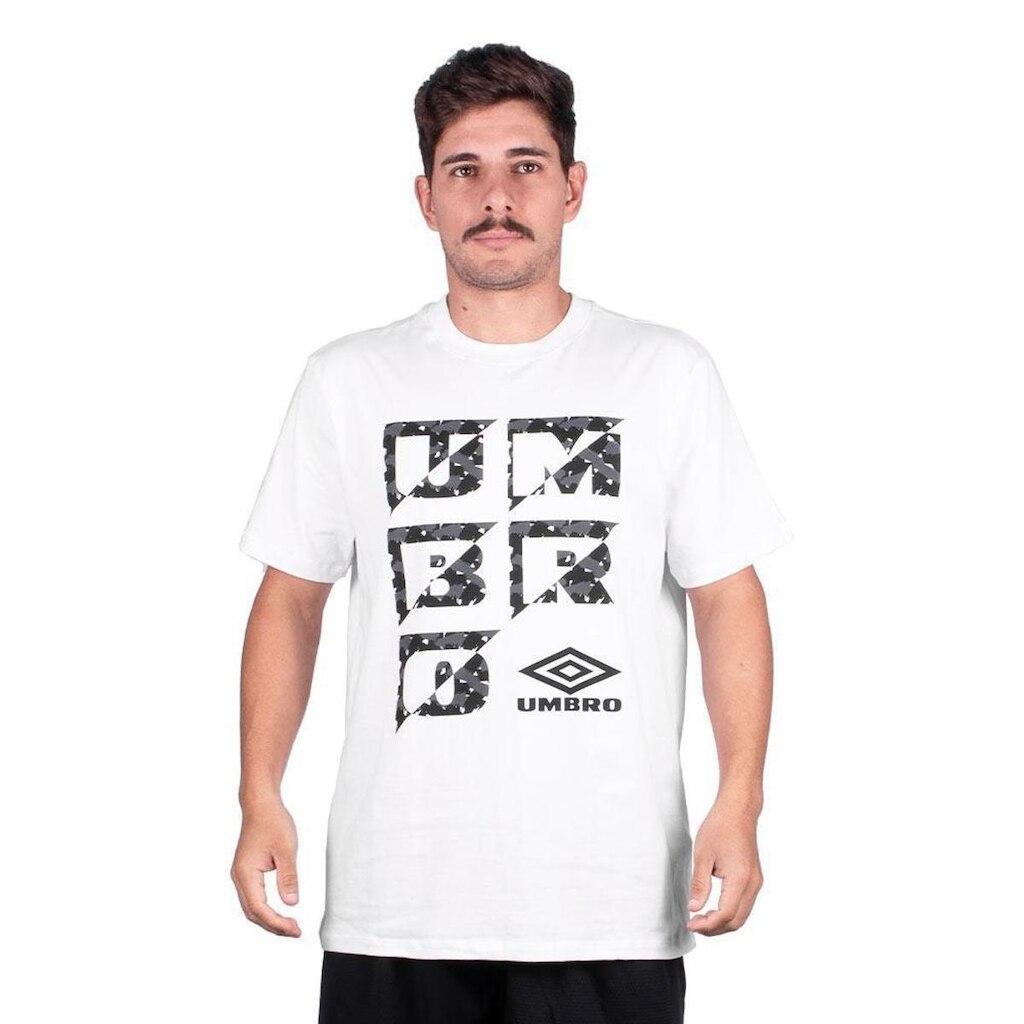 Camiseta Umbro Large Duo Camouflage Branco
