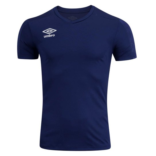 Camiseta Umbro TWR Docket Masculina - Azul Menor preço em Camiseta Umbro TWR Docket Masculina - Azul