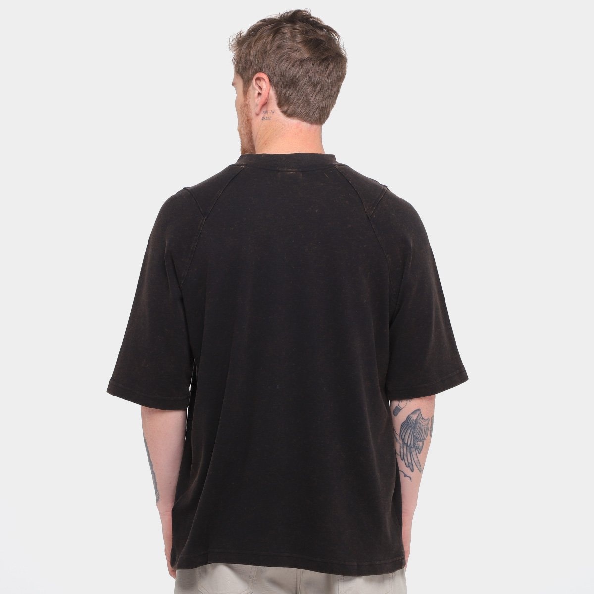 Camiseta Umbro Washed High Neck Boxy Masculino - 1