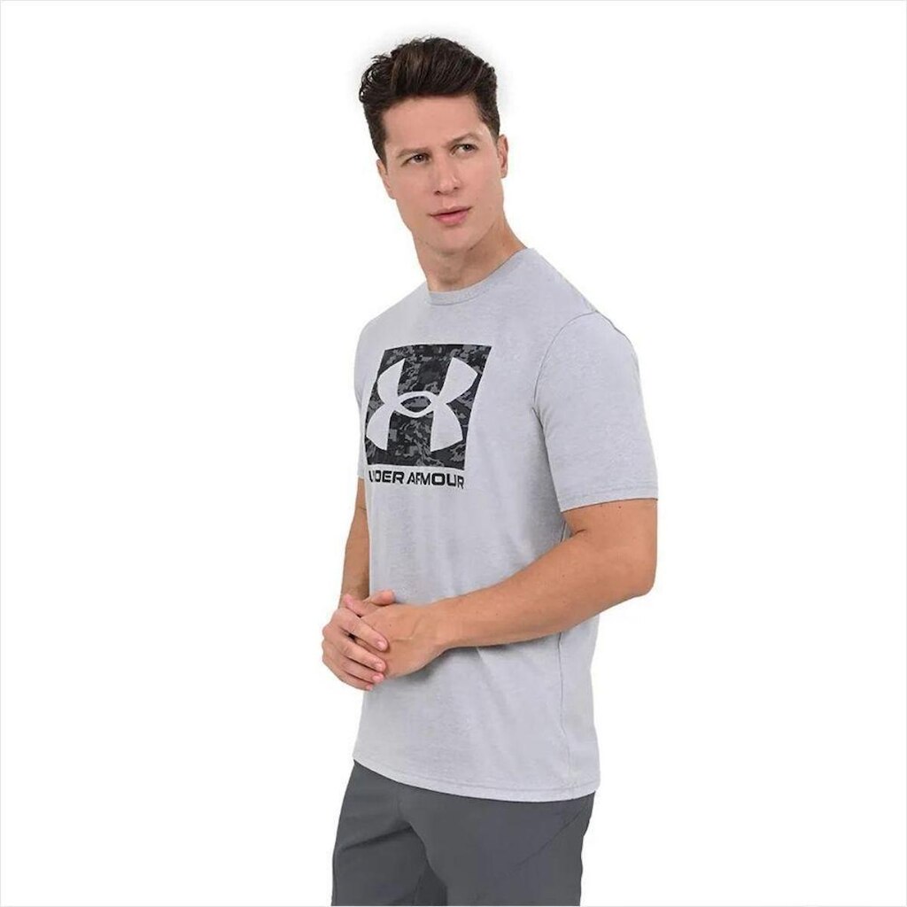 Camiseta Under Armour ABC Camo Masculina Secagem Rápida
