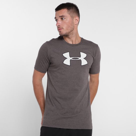 Camiseta Under Armour Big Logo Masculina - Grafite+Branco é ruim? Camiseta Under Armour Big Logo Masculina - Grafite+Branco é boa?