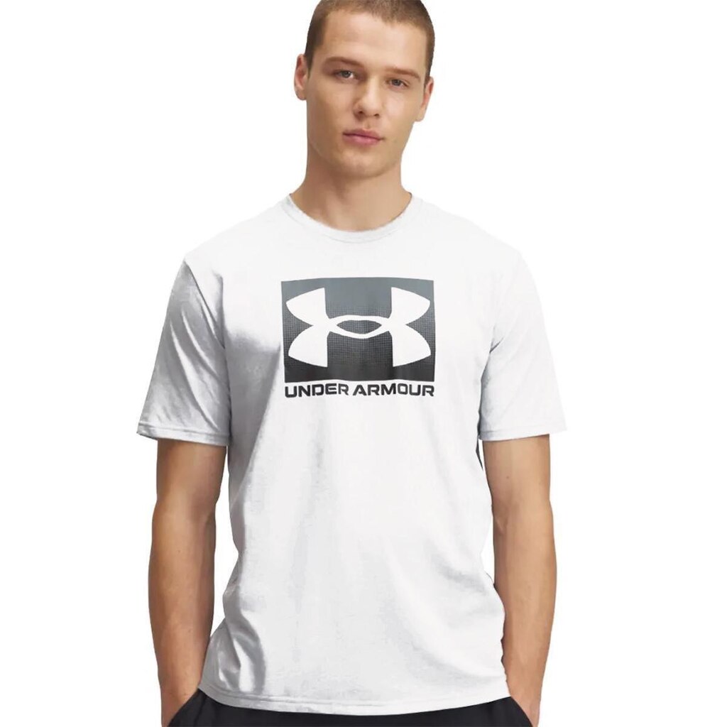 Camiseta Under Armour Box Sports Masculina - White
