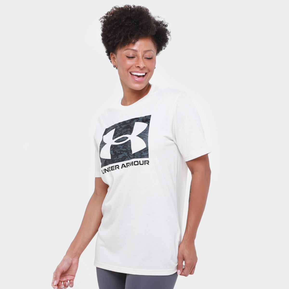 Camiseta Under Armour Boxed Feminina