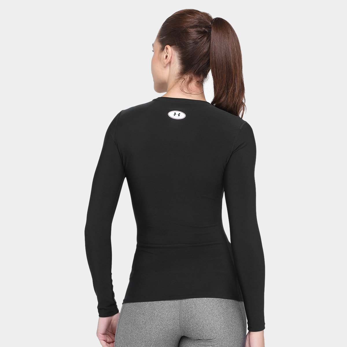Camiseta Under Armour Compressão Manga Longa Feminina - 1