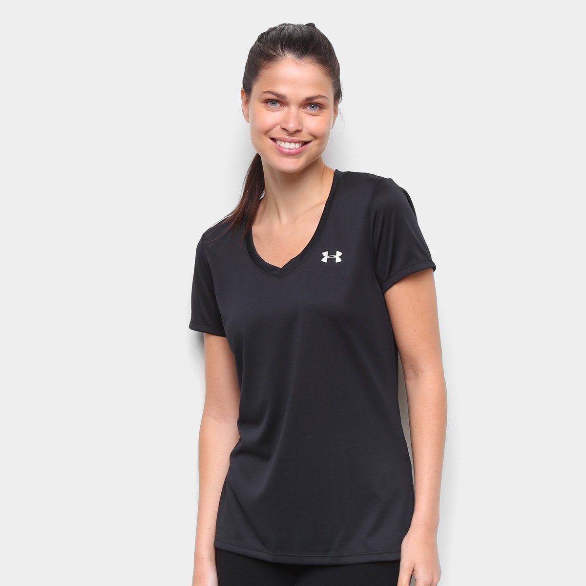 Camiseta Under Armour Short Feminina Menor preço em Camiseta Under Armour Short Feminina