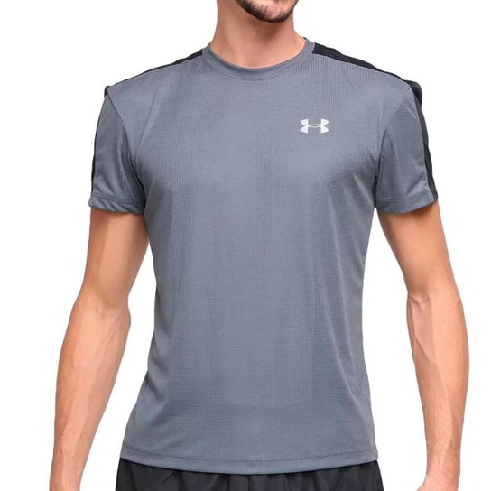 Camiseta Under Armour Speed Stride Masculina - Grafite Menor preço em Camiseta Under Armour Speed Stride Masculina - Grafite