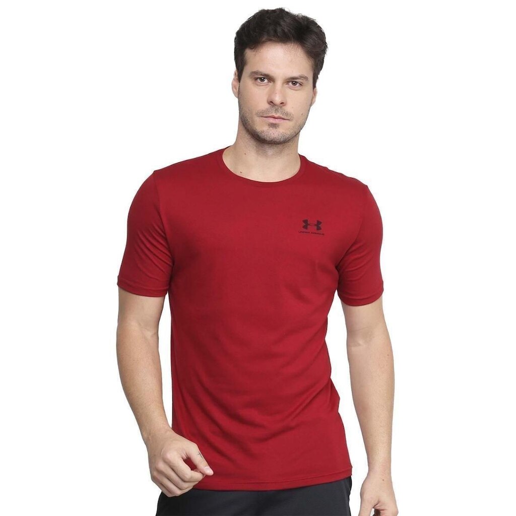 Camiseta Under Armour Sportstyle Left Vermelha