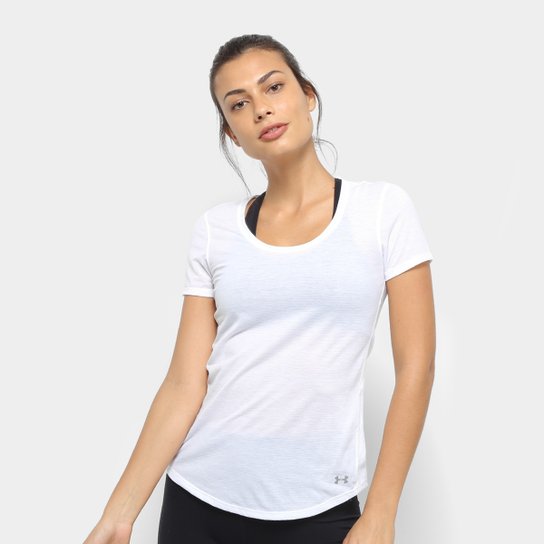 Camiseta Under Armour Streaker Feminina - Branco