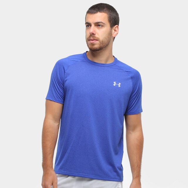 Camiseta Under Armour Tech 2.0 Ss Masculina - Azul e Cinza é ruim? Camiseta Under Armour Tech 2.0 Ss Masculina - Azul e Cinza é boa?