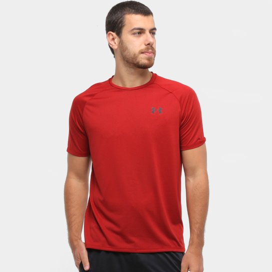 Camiseta Under Armour Tech 2.0 Ss Masculina - Vinho e Preto é ruim? Camiseta Under Armour Tech 2.0 Ss Masculina - Vinho e Preto é boa?