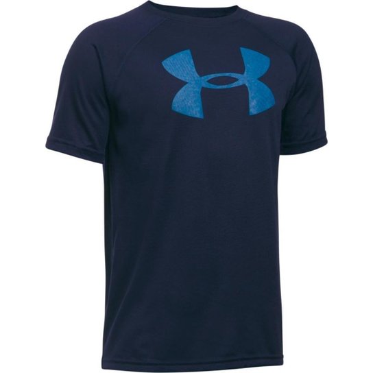 Camiseta Under Armour Tech Big Logo Infantil Masculina - Azul Escuro é ruim? Camiseta Under Armour Tech Big Logo Infantil Masculina - Azul Escuro é boa?