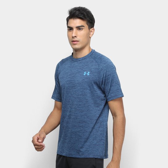 Camiseta Under Armour Tech Twist Ss Masculina - Azul Petróleo+Azul é ruim? Camiseta Under Armour Tech Twist Ss Masculina - Azul Petróleo+Azul é boa?