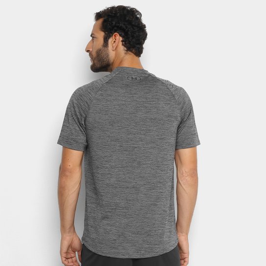 Camiseta Under Armour Twist Tech 2 0 Masculina Cinza Preto Netshoes Camiseta Under Armour Twist Tech 2 0 Masculina Cinza Preto Netshoes