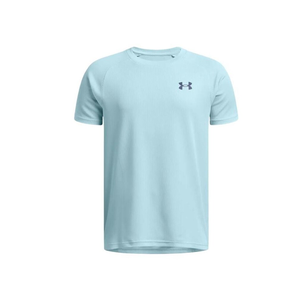 Camiseta Under Armour UA Tech Textured Azul e Preto - Infantil M