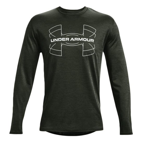 CAMISETA UNDER ARMOUR VENT GRAPHIC MASCULINA - Verde Menor preço em CAMISETA UNDER ARMOUR VENT GRAPHIC MASCULINA - Verde