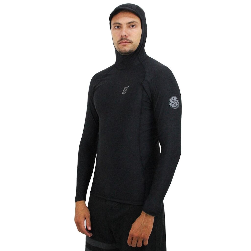 Camiseta UV Rip Curl Search com Capuz UPF 50+ Masculina