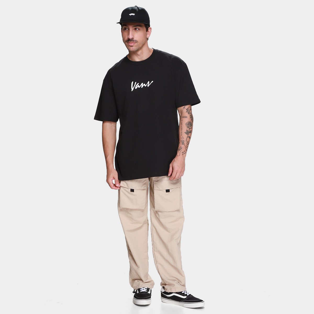 Camiseta Vans Classic Script Masculina - 3