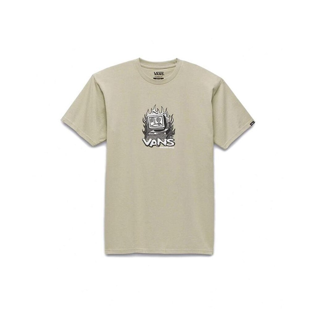 Camiseta Vans Digital Reparie SS Nostalgic Branco GG