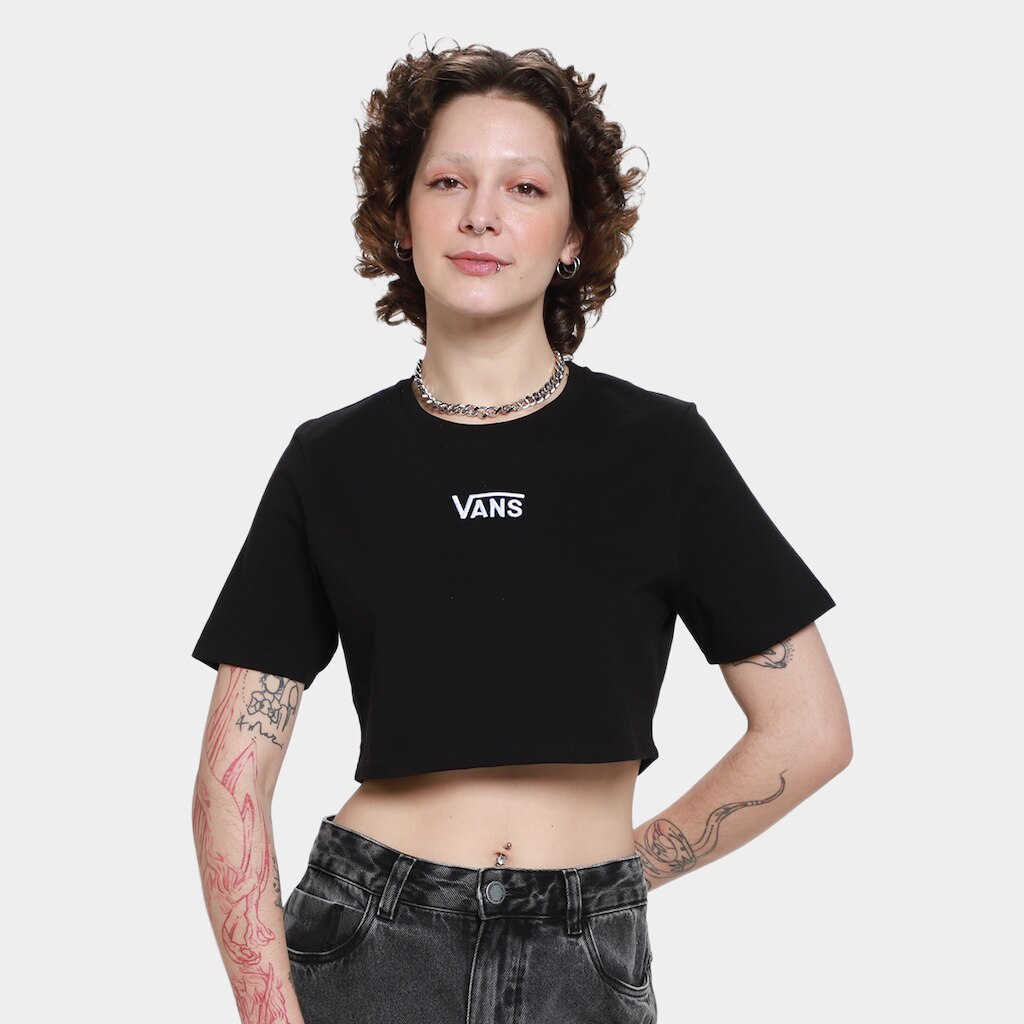 Camiseta Vans Flying V Crew Feminina