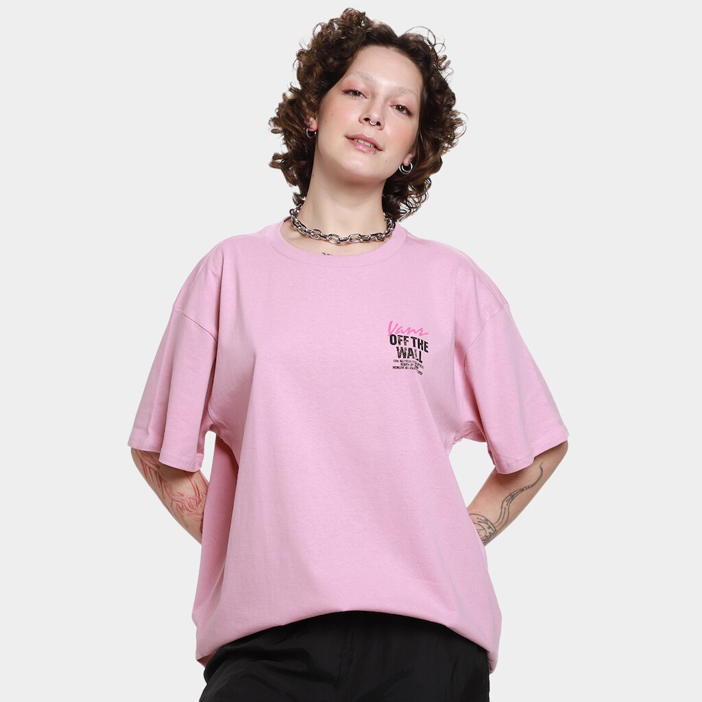 Camiseta Vans Lady Wall Outsized Feminina