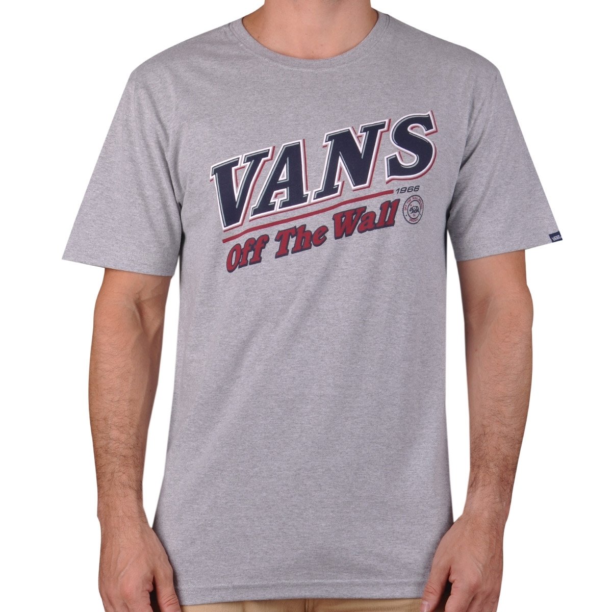 camiseta vans cinza