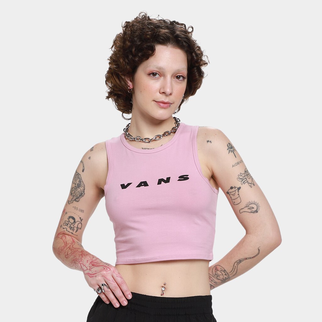 Camiseta Vans Retrô Tank Feminina
