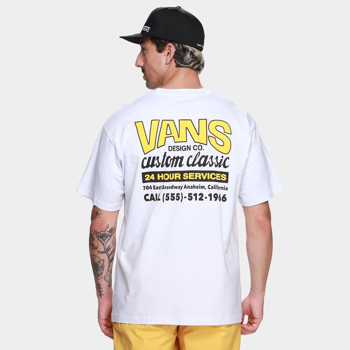 Camiseta Vans Shop Front Masculina - 1