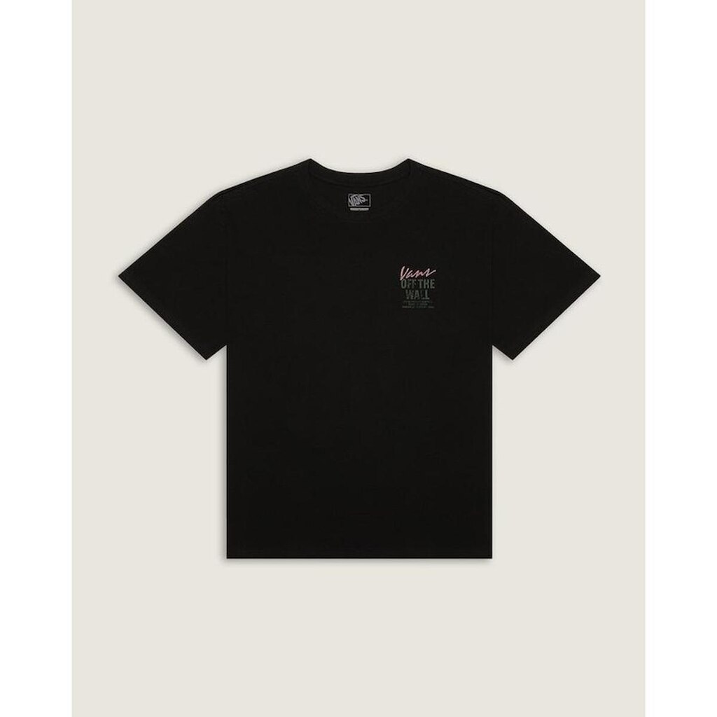 Camiseta Vans SS Lady Wall Outsized Rosa P