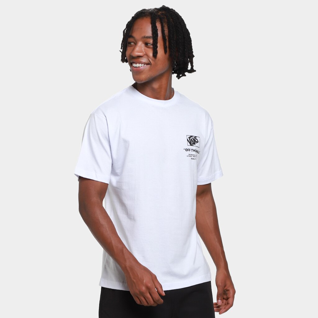 Camiseta Vans Stacked Hi Masculina