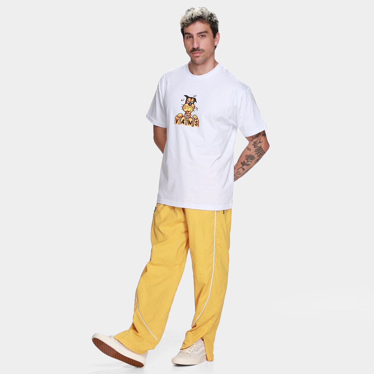 Camiseta Vans Waffles The Dog Masculina - 3