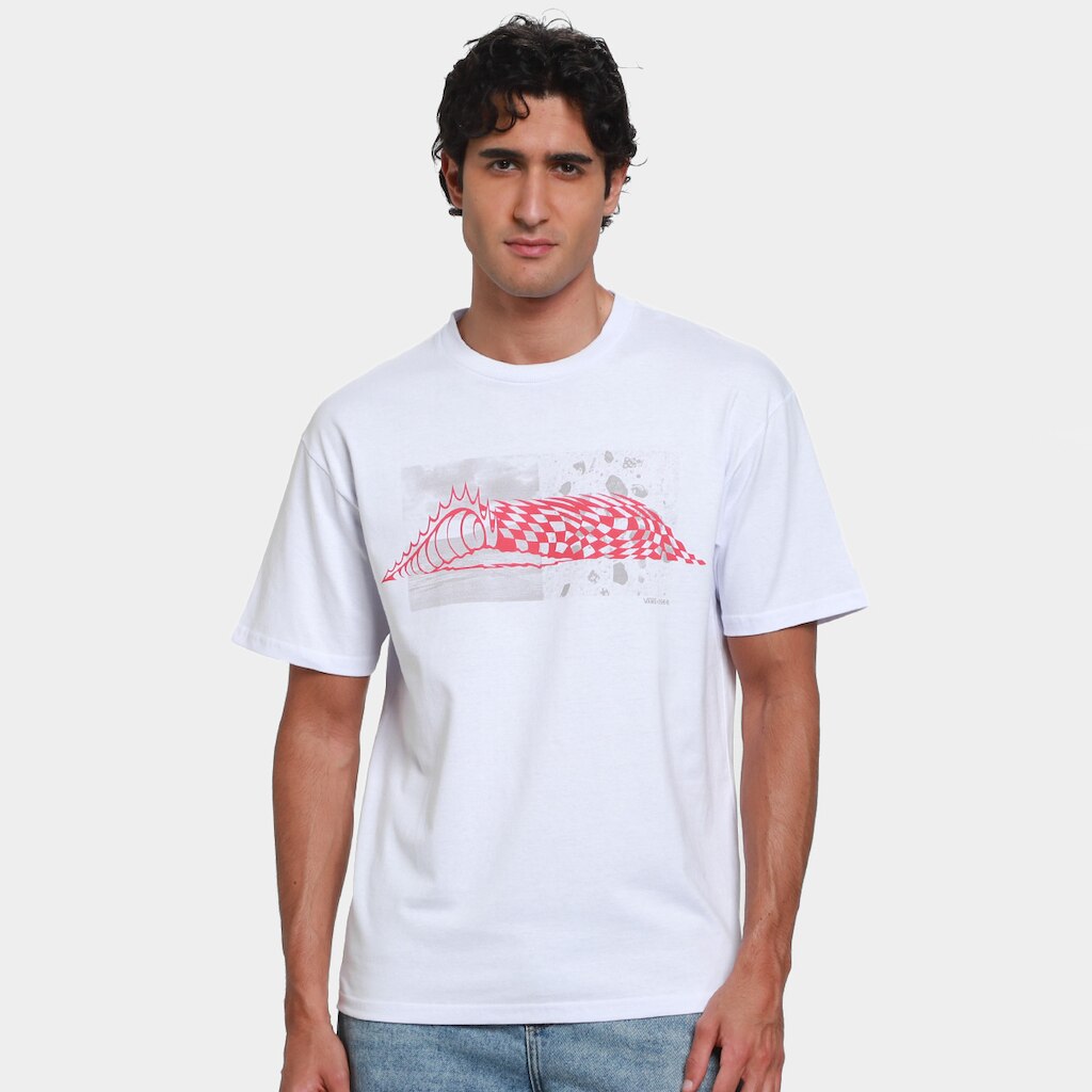 Camiseta Vans Wave Check Masculina