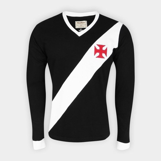 Camiseta Vasco da Gama 1948 Manga Longa Masculina - Preto+Branco é ruim? Camiseta Vasco da Gama 1948 Manga Longa Masculina - Preto+Branco é boa?