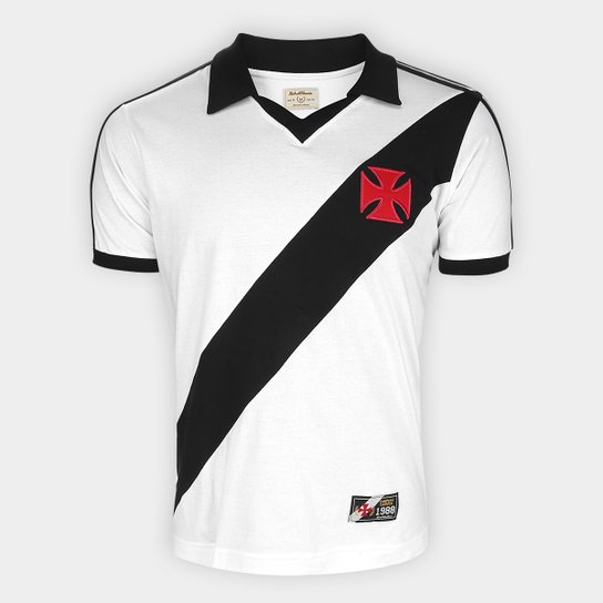Camiseta Vasco da Gama 1988 nº 13 Especial Masculina - Branco+Preto é ruim? Camiseta Vasco da Gama 1988 nº 13 Especial Masculina - Branco+Preto é boa?
